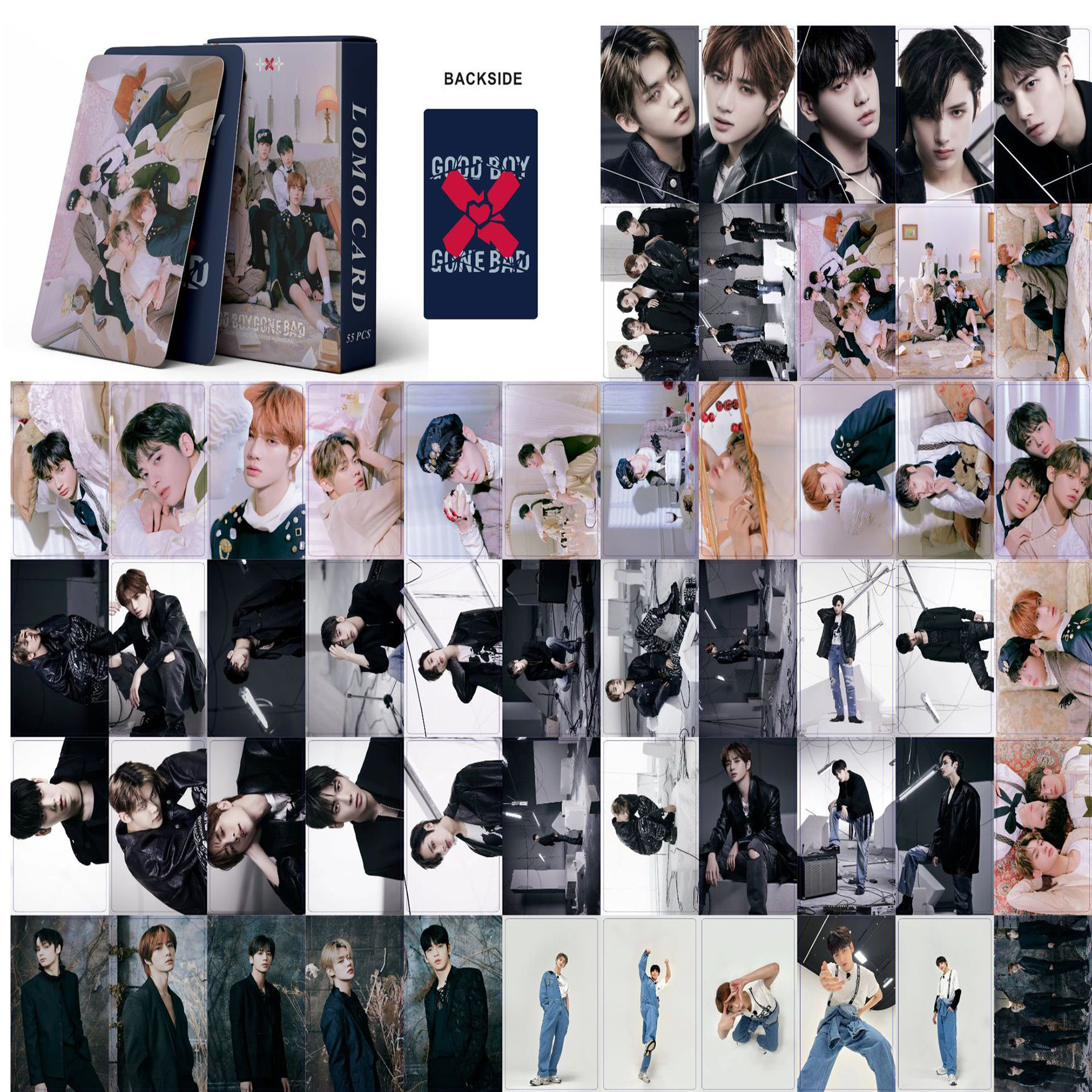 K-pop TXT Photo Card Back of Card Album Kpop Band