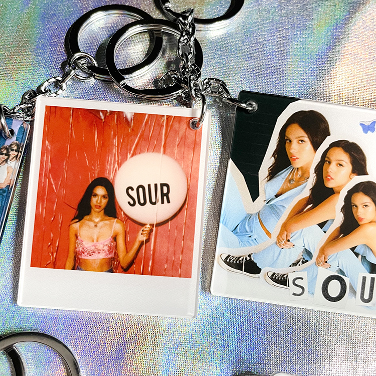 Olivia Rodrigo Album Mini Keychain Peripheral Accessories