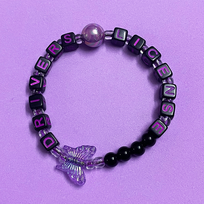 Olivia Rodrigo Drivers License DIY Letter Bracelet