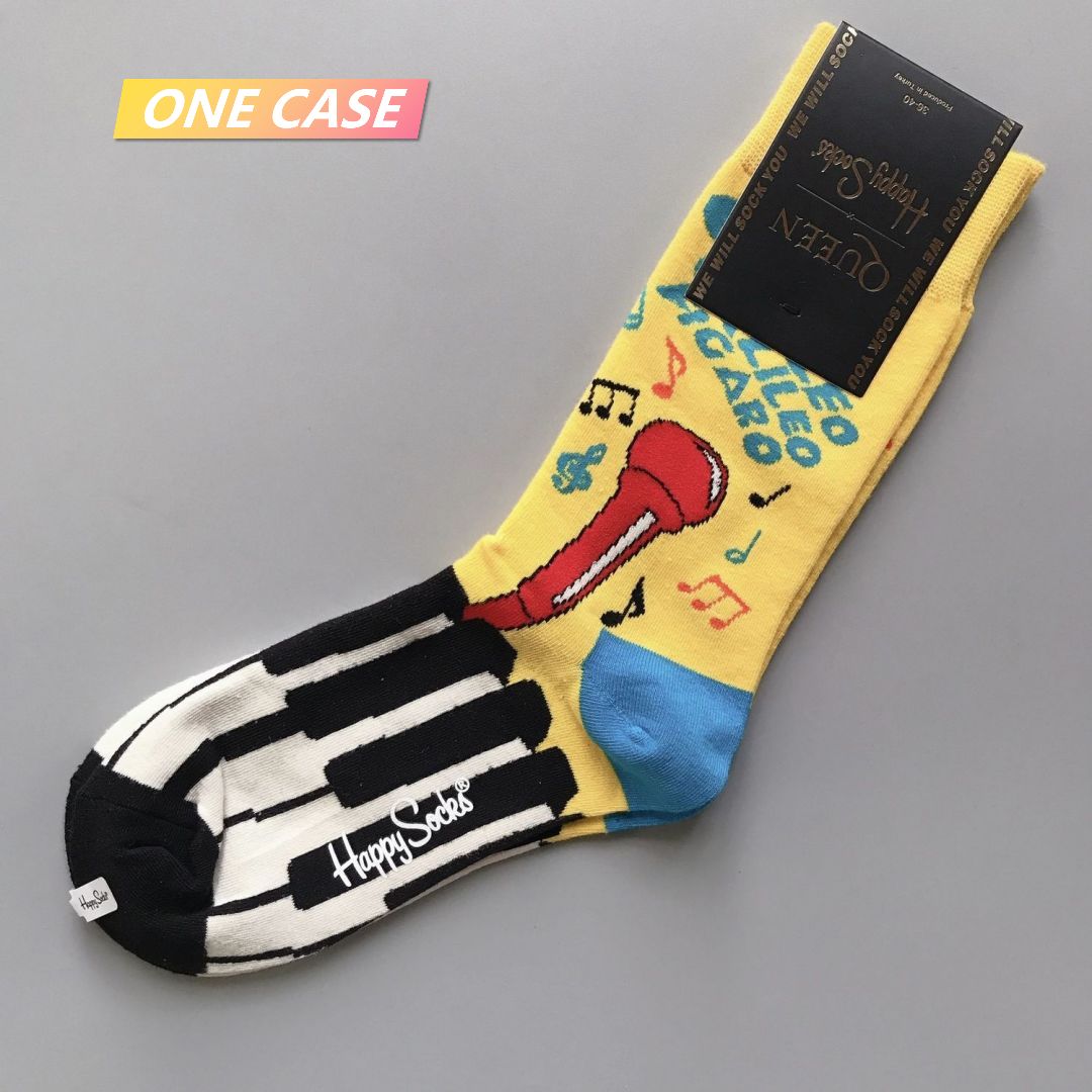 Queen Band Socks Joint Guitar Red Drum Cartoon Cute Socks-ONECASE.STUDIO