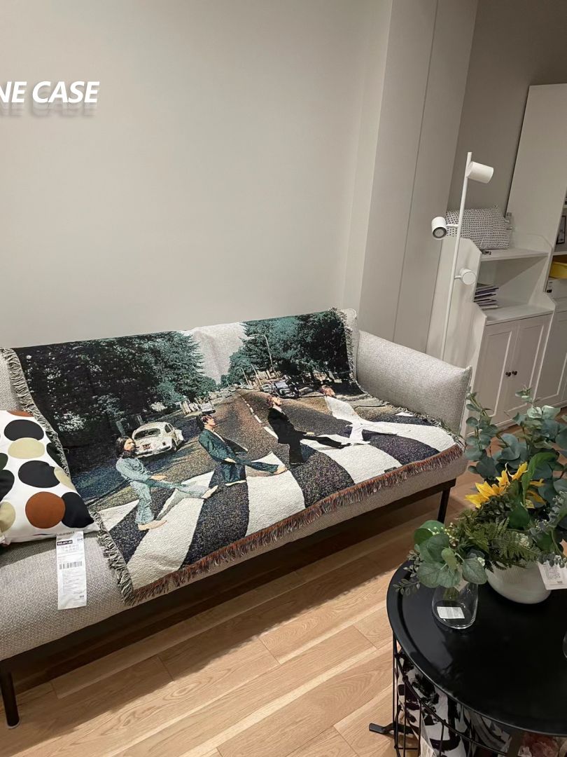 The Beatles Rock Band Music Yellow Submarine Tapestry Art Deco Cotton Blanket -ONECASE.STUDIO