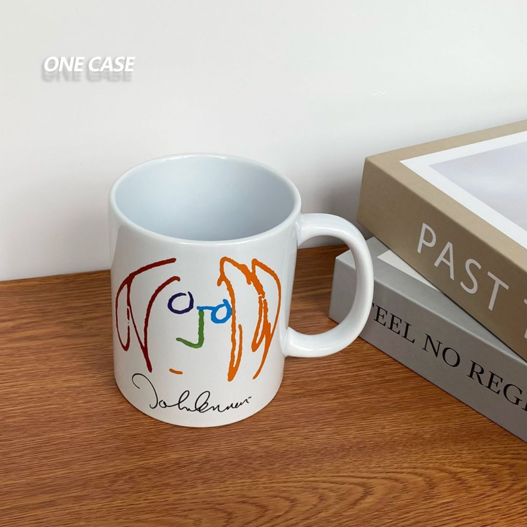 The Beatles Retro Rock Band Peripheral Mugs Coffee Cup Collectible-ONECASE.STUDIO