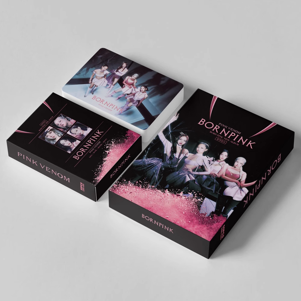 K-pop Black Pink Photo Card Back of Card Album Kpop Band Born Pink