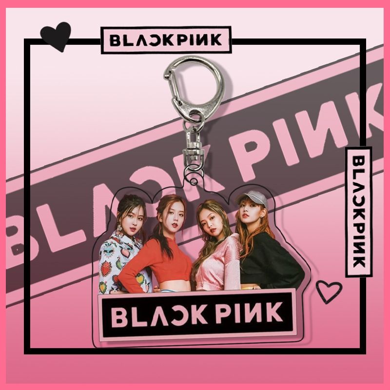 K-pop Band Black Pink Keychain Photoshoot Peripheral Kpop Band