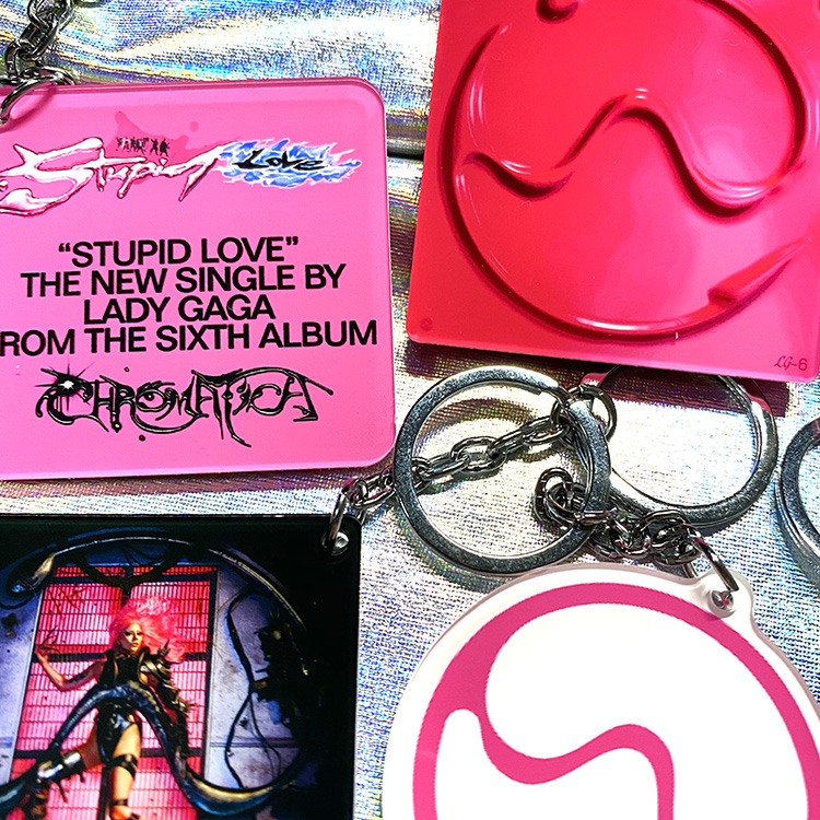 Lady Gaga Album Mini Keychain Peripheral Accessories