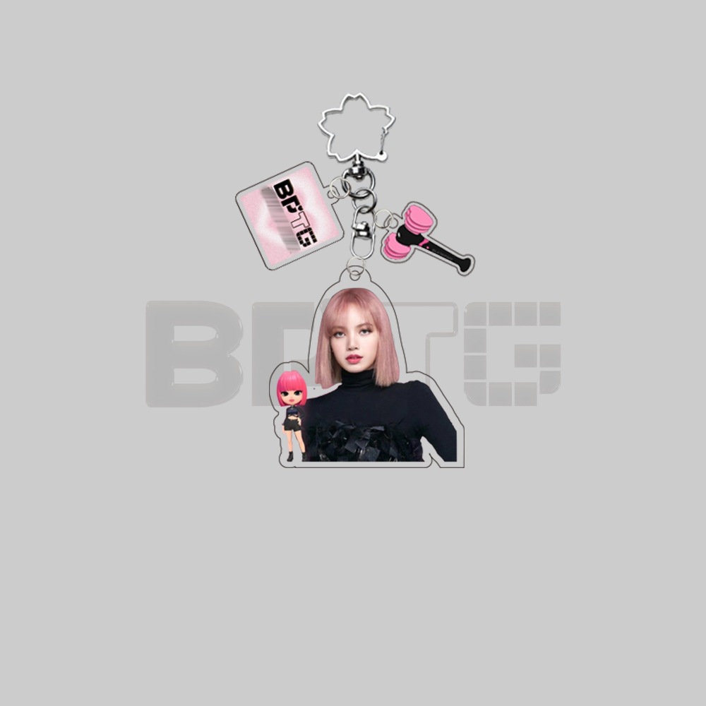 K-pop Band Black Pink Keychain Photoshoot Peripheral Kpop