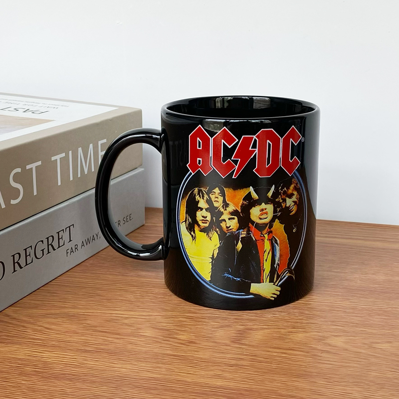 ACDC Retro Rock Band Peripheral Mugs Coffee Cup Collectible