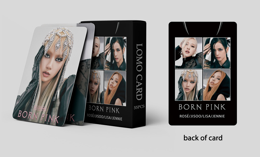 K-pop Black Pink Photo Card Back of Card Album Kpop Band