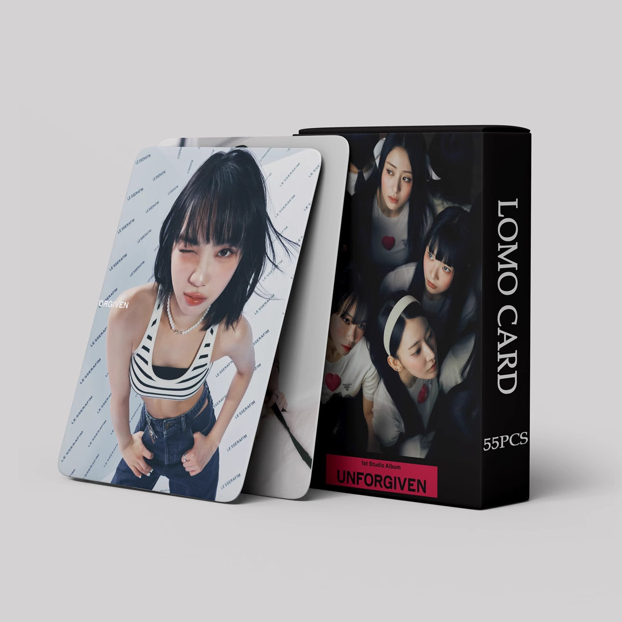 K-pop LESSERAFIM  Photo Card Back of Card Album Kpop Band