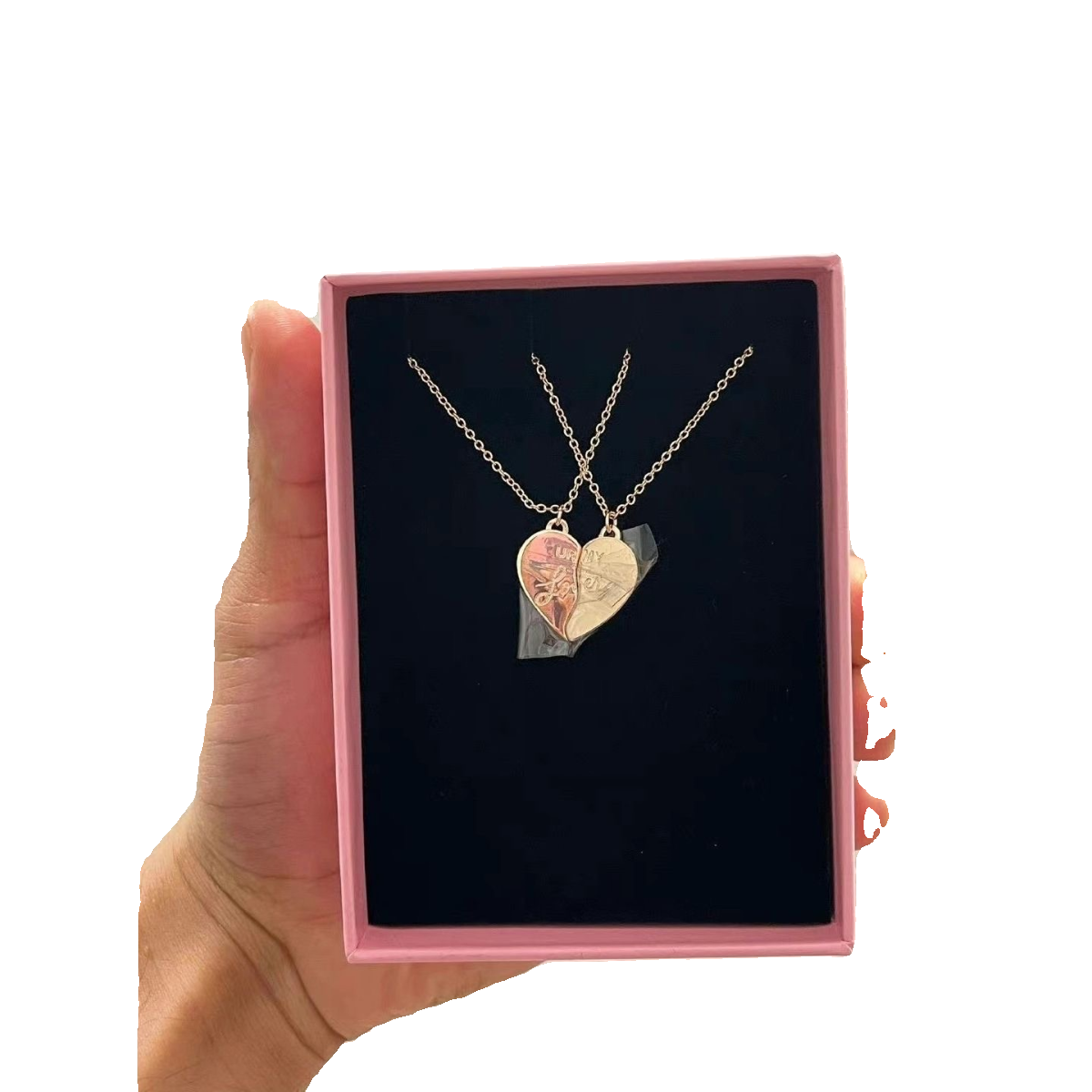 Tay*lor S wift Peripheral LOVER Left And Right Love Fashion Couple Necklace