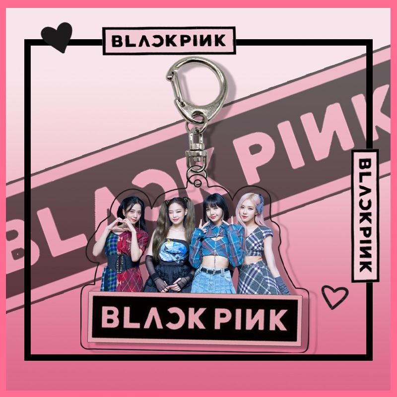 K-pop Band Black Pink Keychain Photoshoot Peripheral Kpop Band