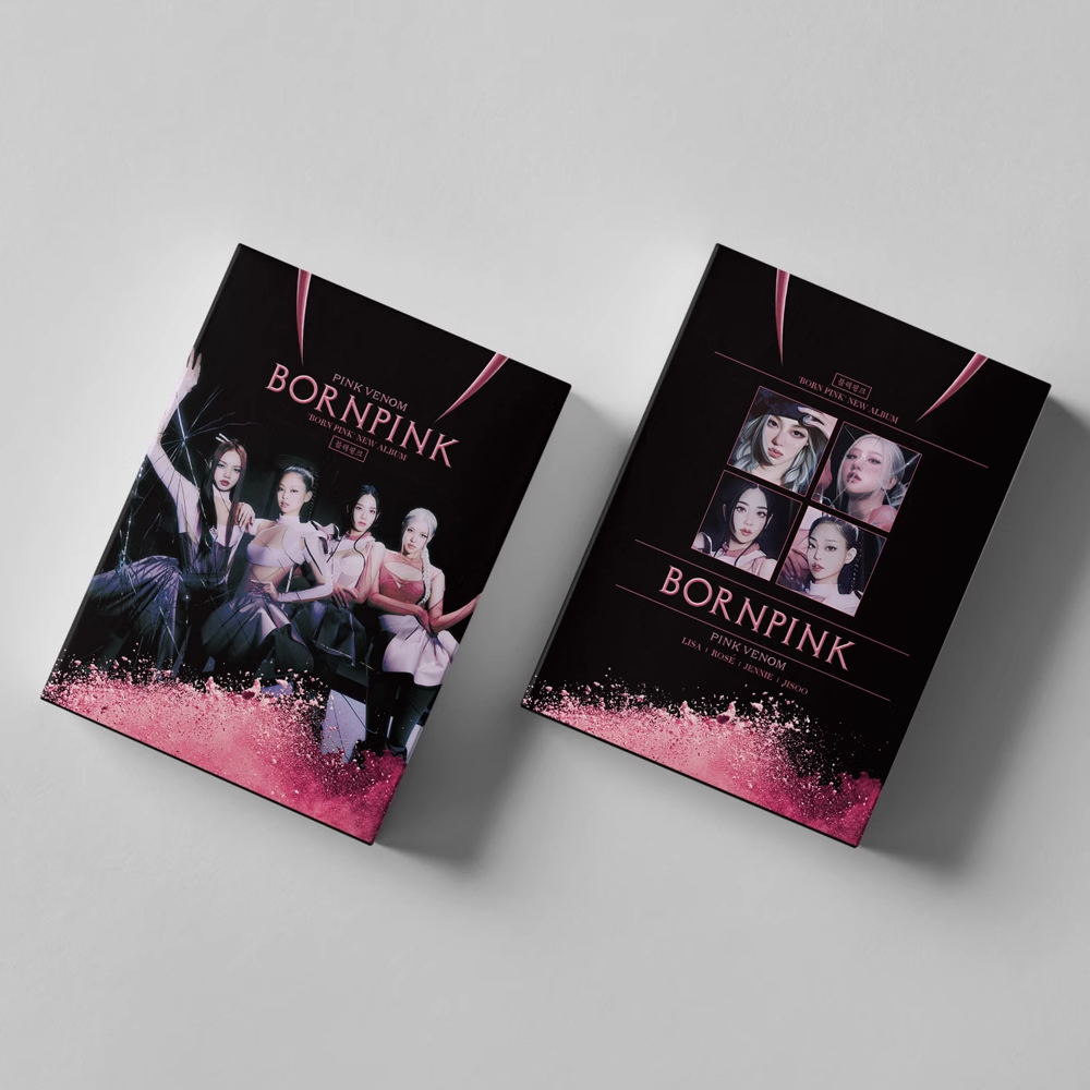 K-pop Black Pink Photo Card Back of Card Album Kpop Band Born Pink