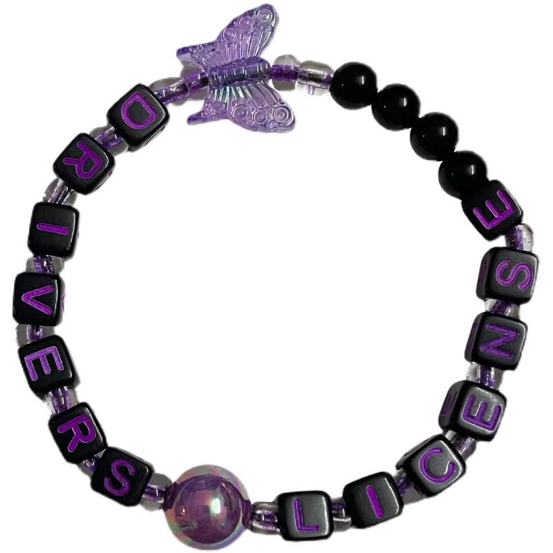 Olivia Rodrigo Drivers License DIY Letter Bracelet