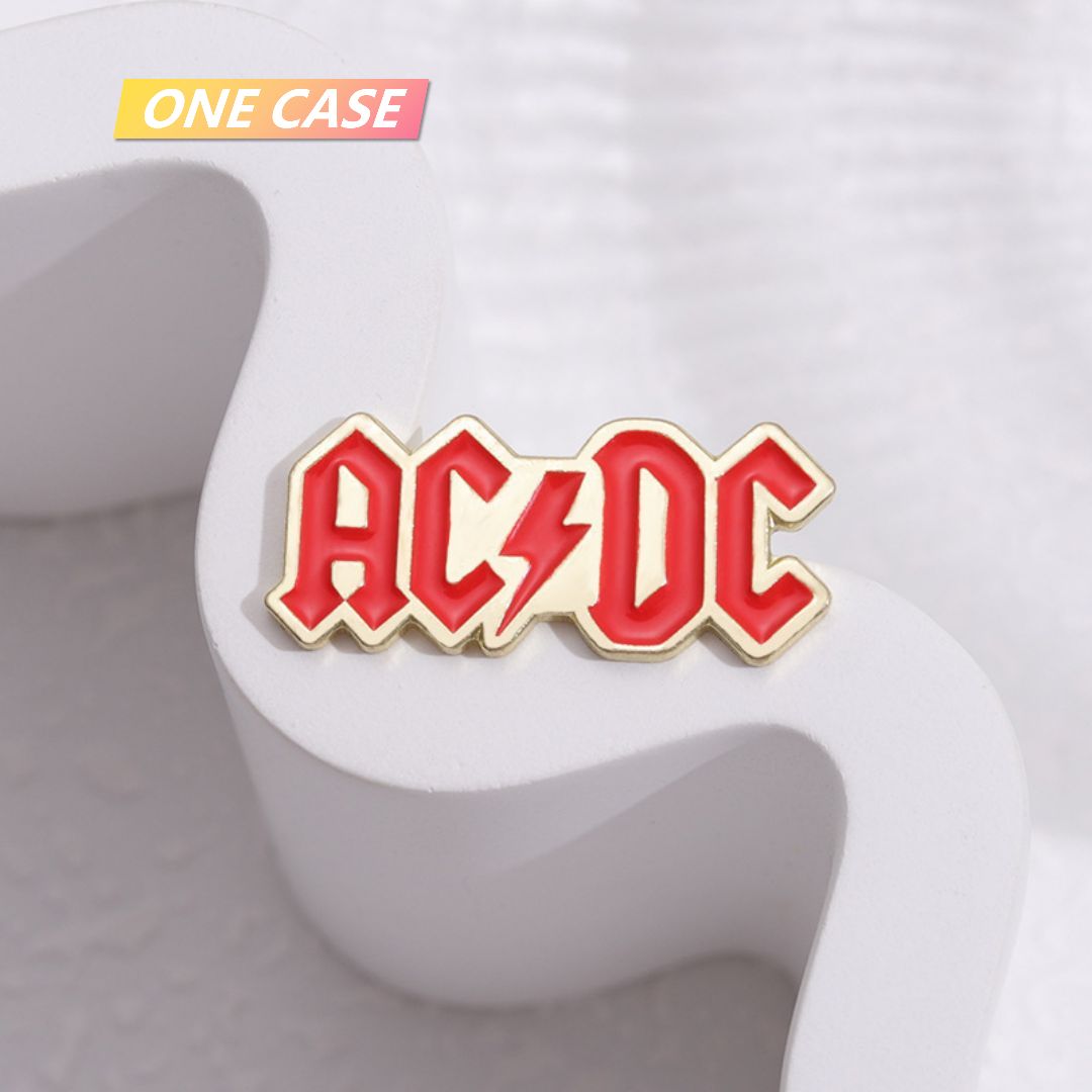 ACDC Band Rock Musician Retro Brooch Rock Badge Pin-ONECASE.STUDIO