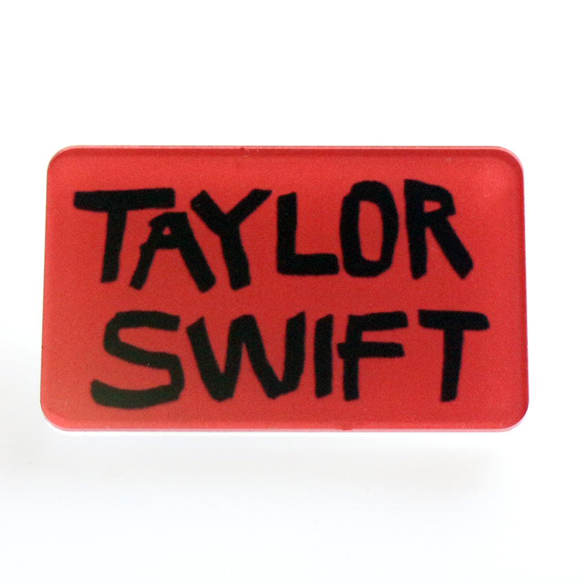 Taylor Swift Acrylic Brooch Badge Decoration 