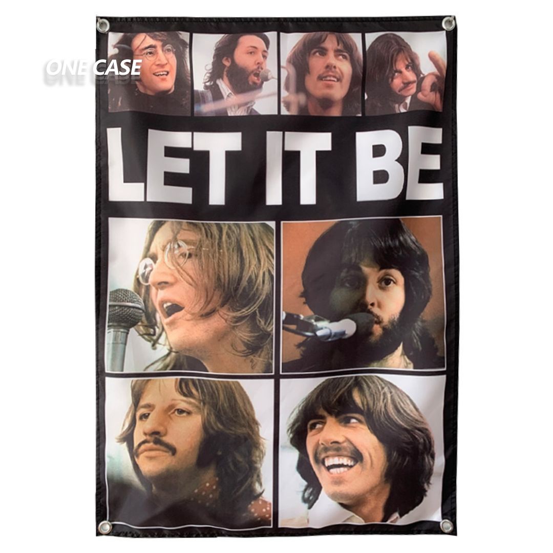 Rock Band Tapestry The Beatles/Queen/Guns N' Roses/Nirvana... Deco Wall Hanging for Room -ONECASE.STUDIO