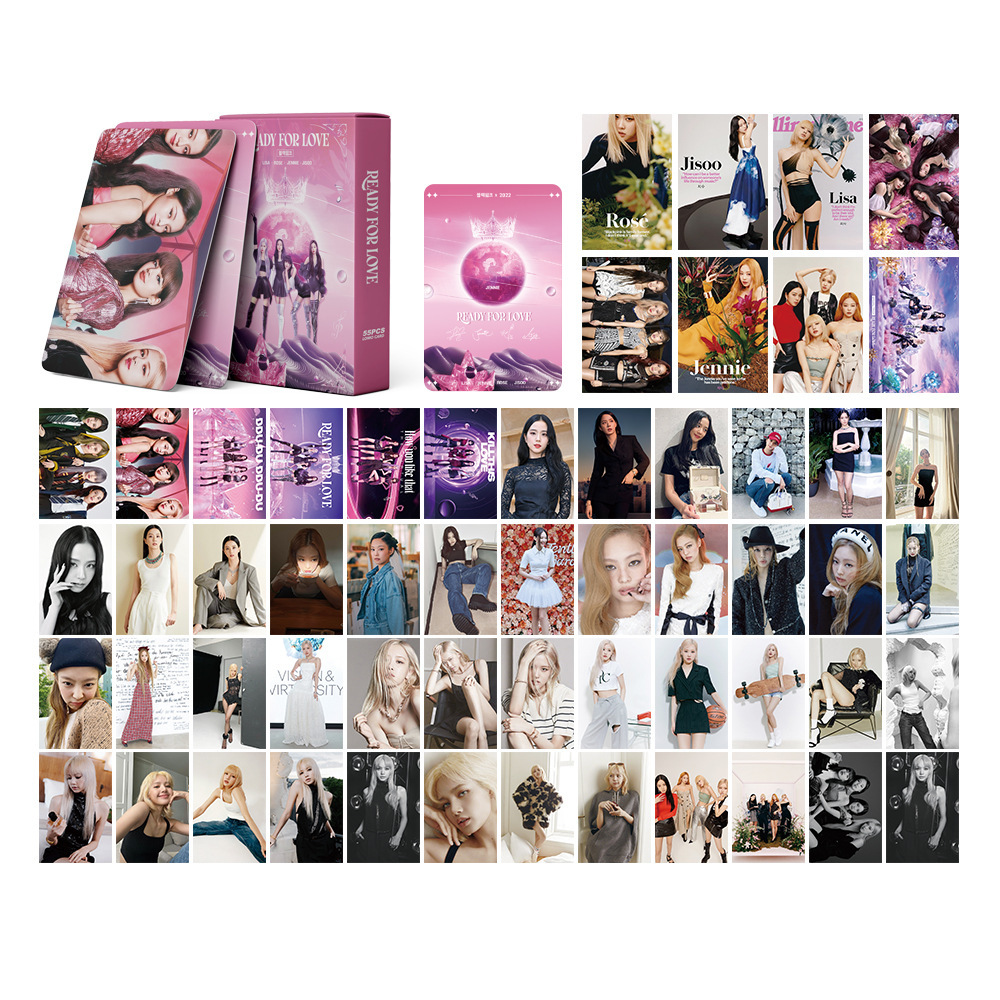 K-pop Black Pink Photo Card Back of Card Album Kpop Band Born Pink