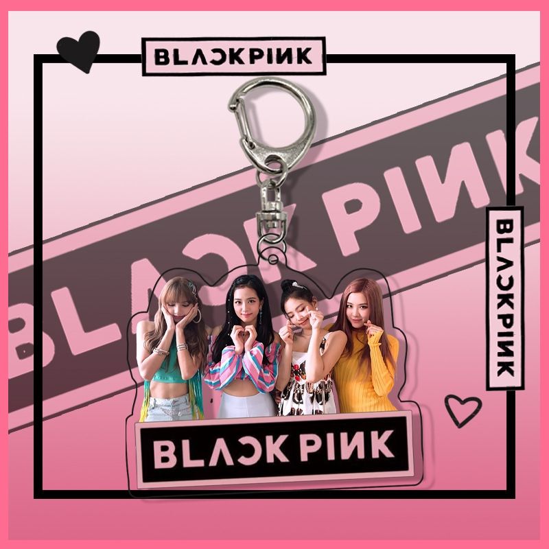 K-pop Band Black Pink Keychain Photoshoot Peripheral Kpop Band