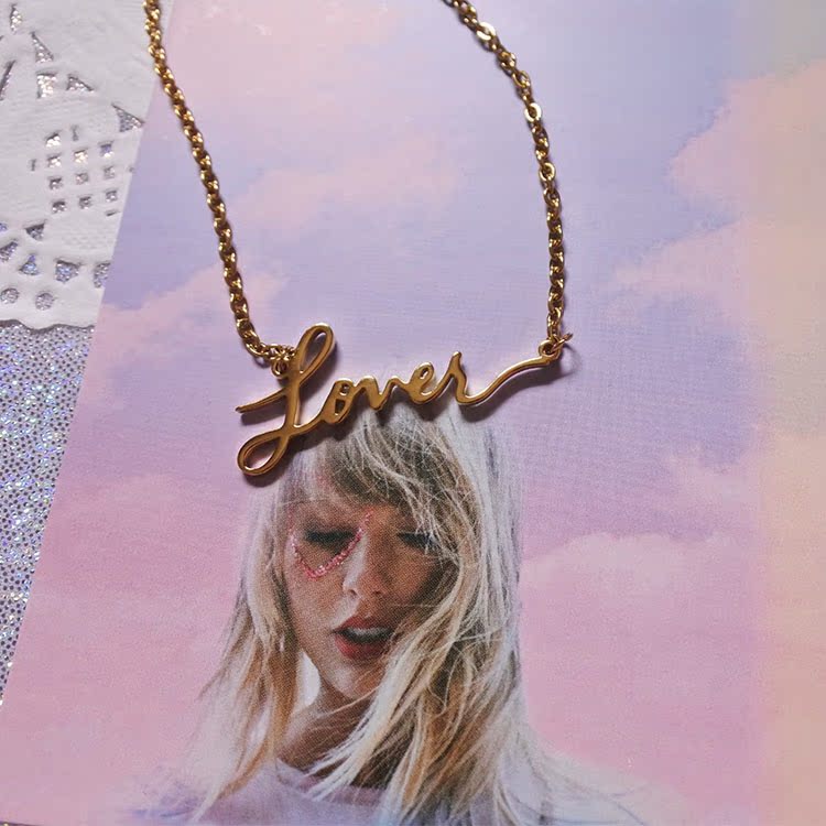 Tay*lor S wift Peripheral LOVER Album Love Fashion Necklace