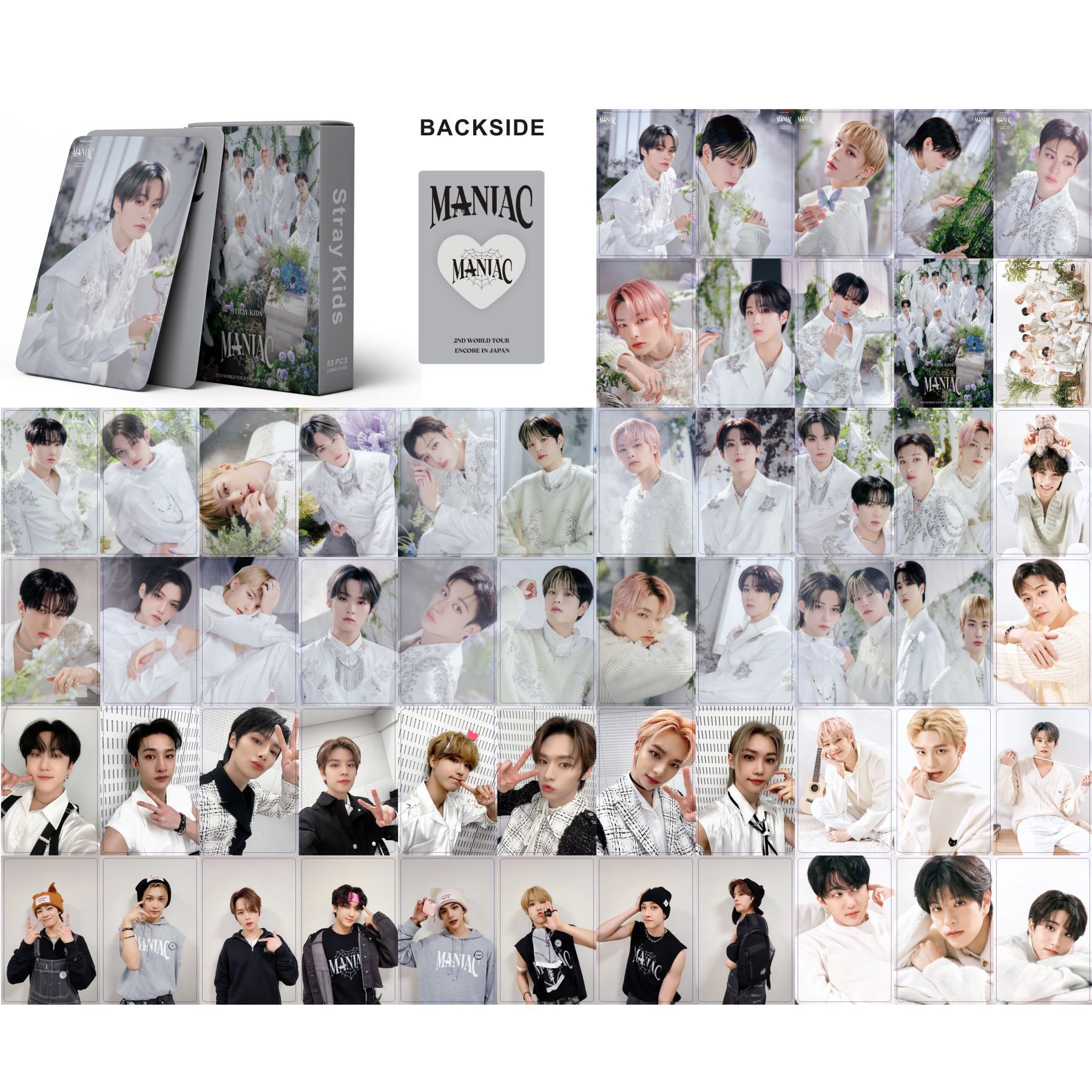 K-pop Stray Kids Photo Card Back of Card Album Kpop Band