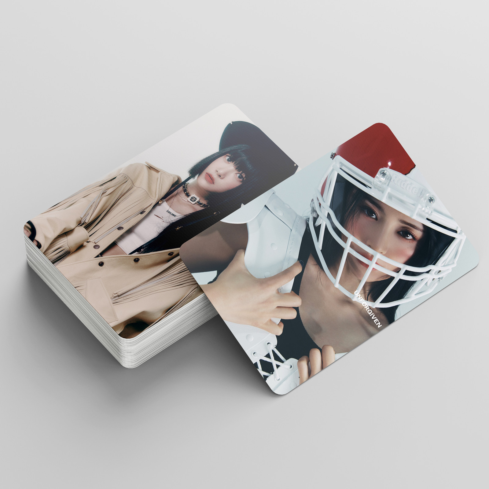 K-pop LESSERAFIM  Photo Card Back of Card Album Kpop Band