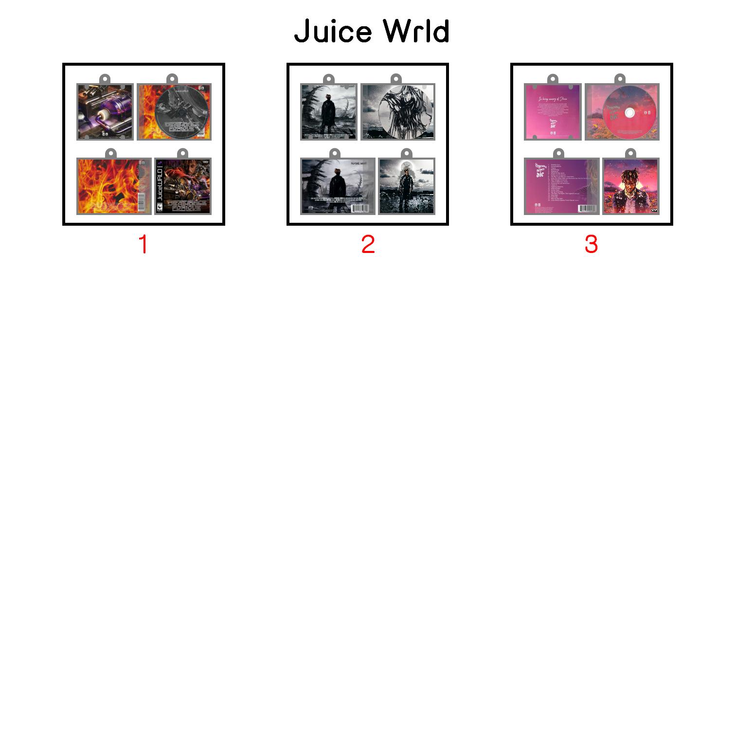 Juice WRLD Mini Vinyl NFC Album Keychain CD Music Keychain Pendant Customized