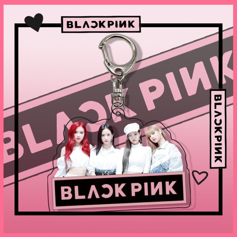 K-pop Band Black Pink Keychain Photoshoot Peripheral Kpop Band