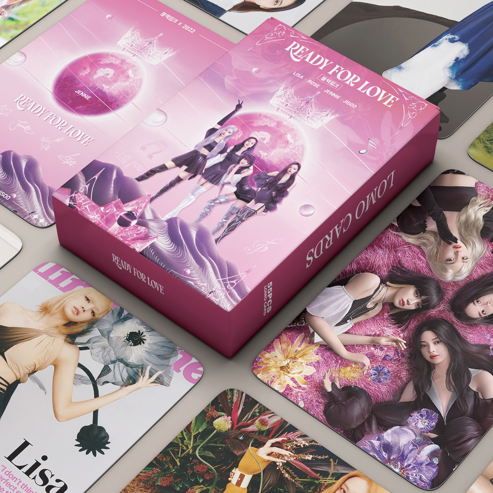 K-pop Black Pink Photo Card Back of Card Album Kpop Band Born Pink