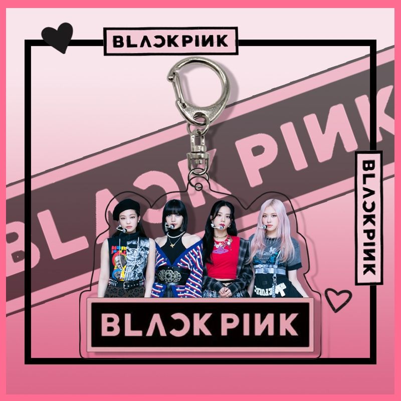 K-pop Band Black Pink Keychain Photoshoot Peripheral Kpop Band