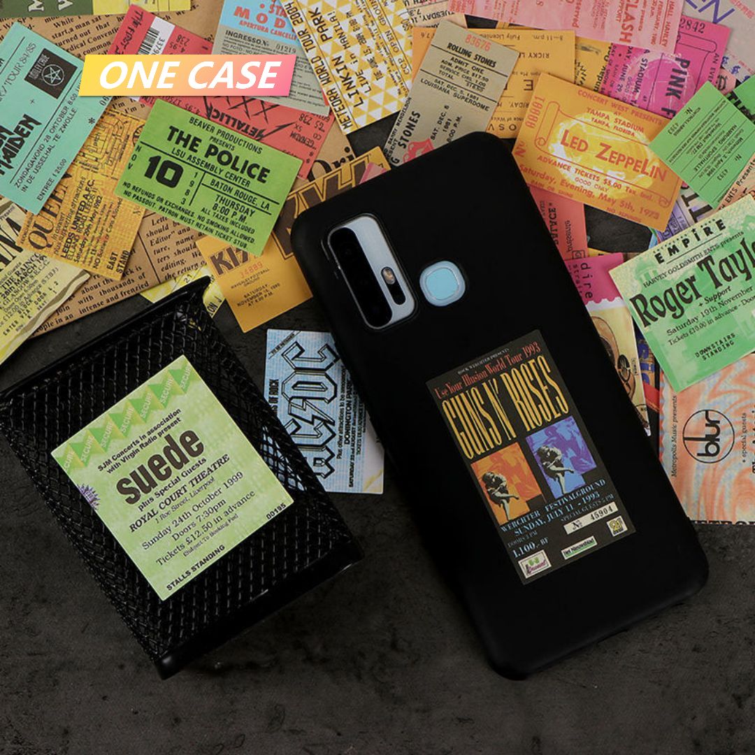 43 Rock Band Sticker Guns N 'Roses/Queen  Retro Computer Phone Pocket Sticker Waterproof Pocket Sticker Decoration-ONECASE.STUDIO