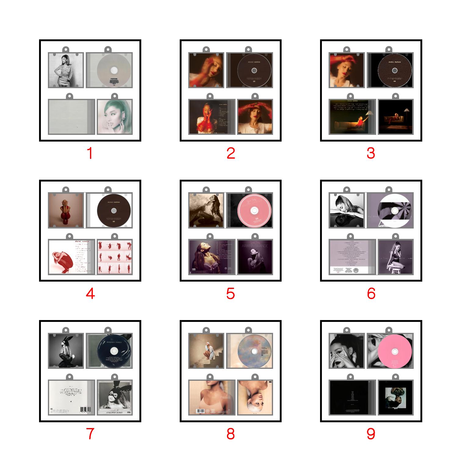 NO.10 Mini vinyl NFC Album Keychain CD Music Keychain Pendant Customized AriG