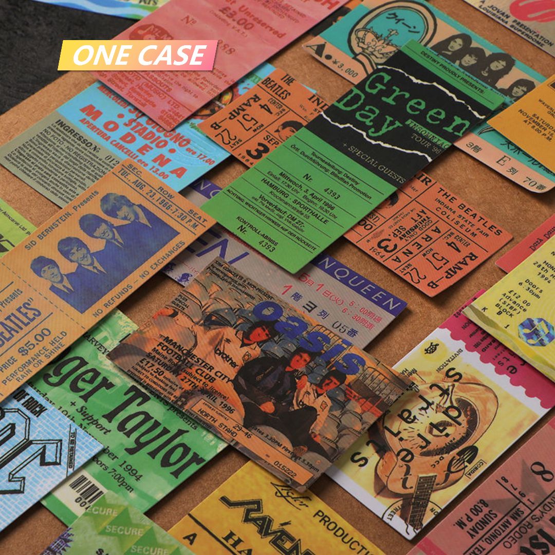 43 Rock Band Sticker Guns N 'Roses/Queen  Retro Computer Phone Pocket Sticker Waterproof Pocket Sticker Decoration-ONECASE.STUDIO