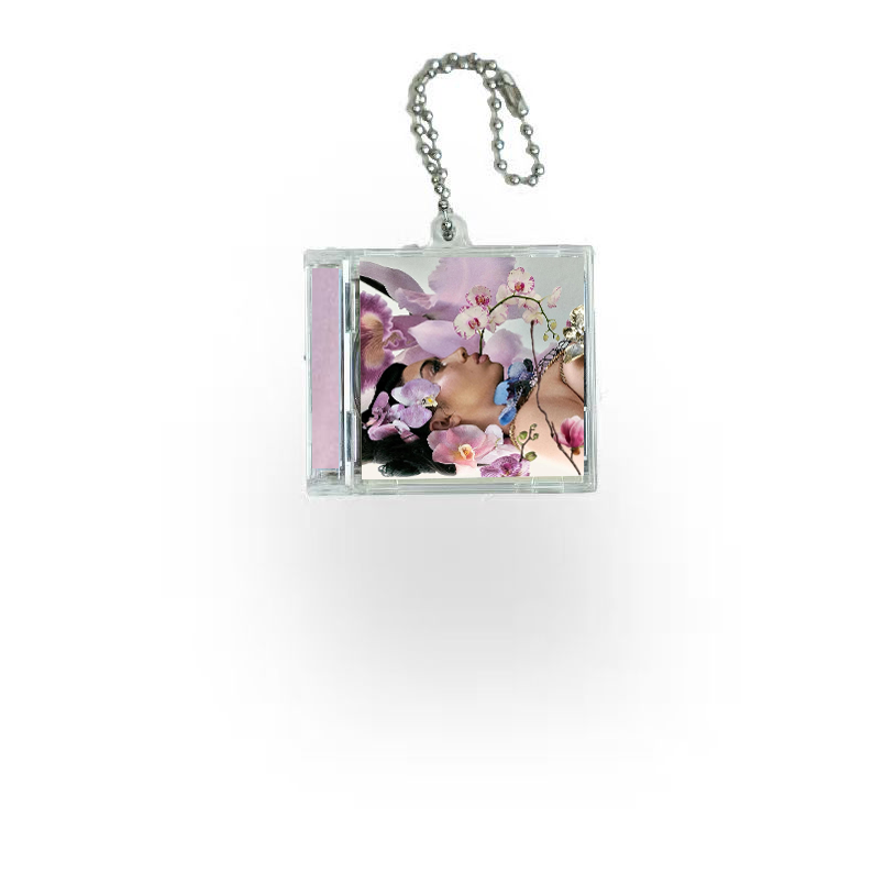 Kali Uchis Mini NFC Album Keychain CD Music Keychain Pendant Customized Mini Vinyl Album 