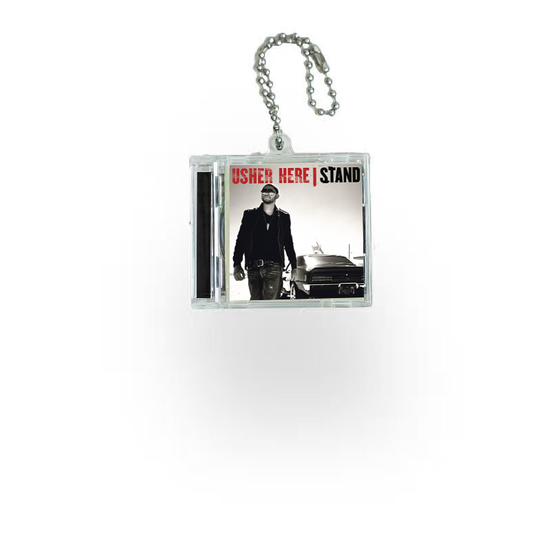 Usher Mini NFC Album Keychain CD Music Keychain Pendant Customized Mini 