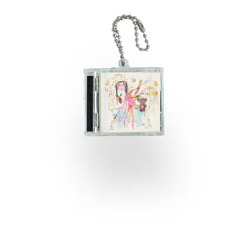 Beadadoobee Mini NFC Album Keychain CD Music Keychain Pendant Customized Mini 