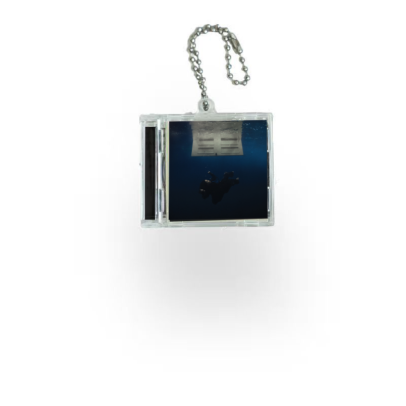 Billie Eilish Mini Vinyl NFC Album Keychain CD Music Keychain Pendant Customized HIT ME HARD AND SOFT