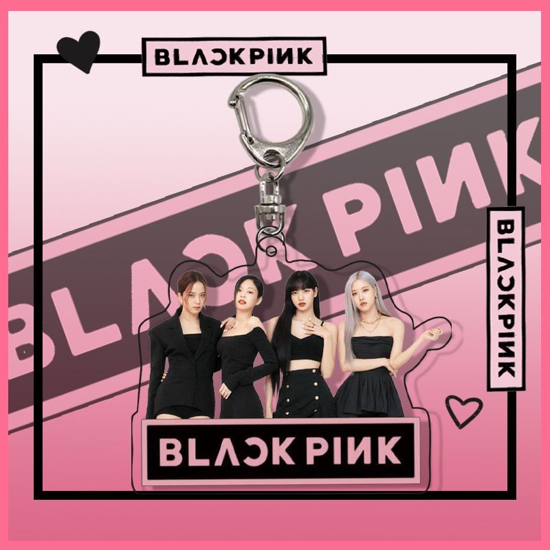 K-pop Band Black Pink Keychain Photoshoot Peripheral Kpop Band