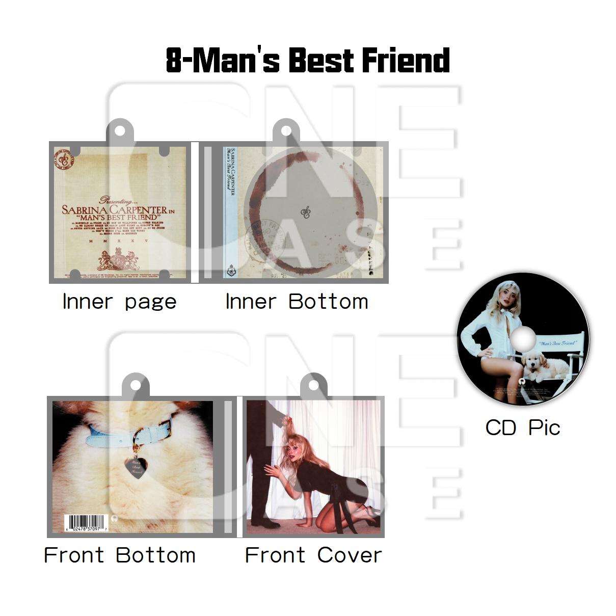 Sabrina Carpenter Mini NFC Album Keychain CD Music Keychain Pendant Customized Emails I can't send/Espresso