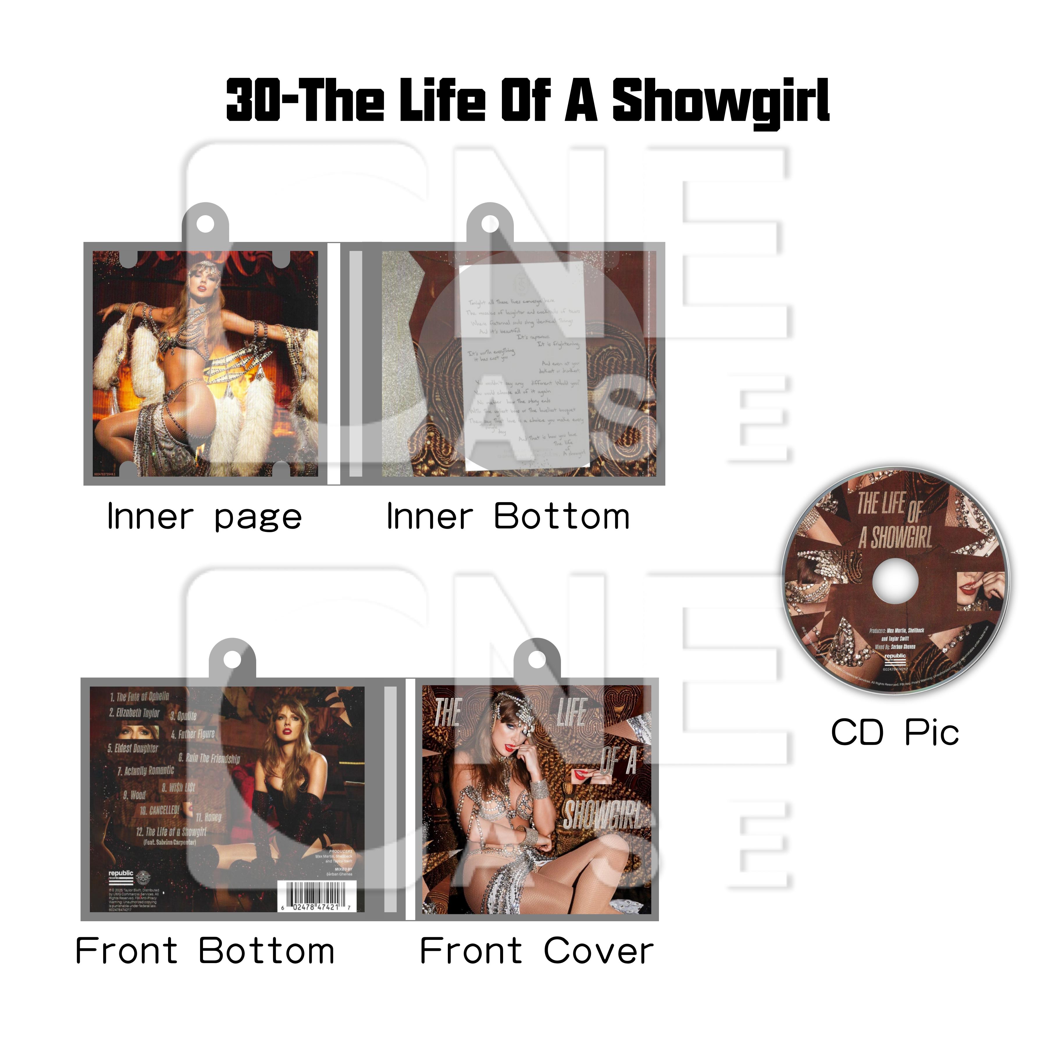 Taylor Swift Mini vinyl NFC Album Keychain Customized TS