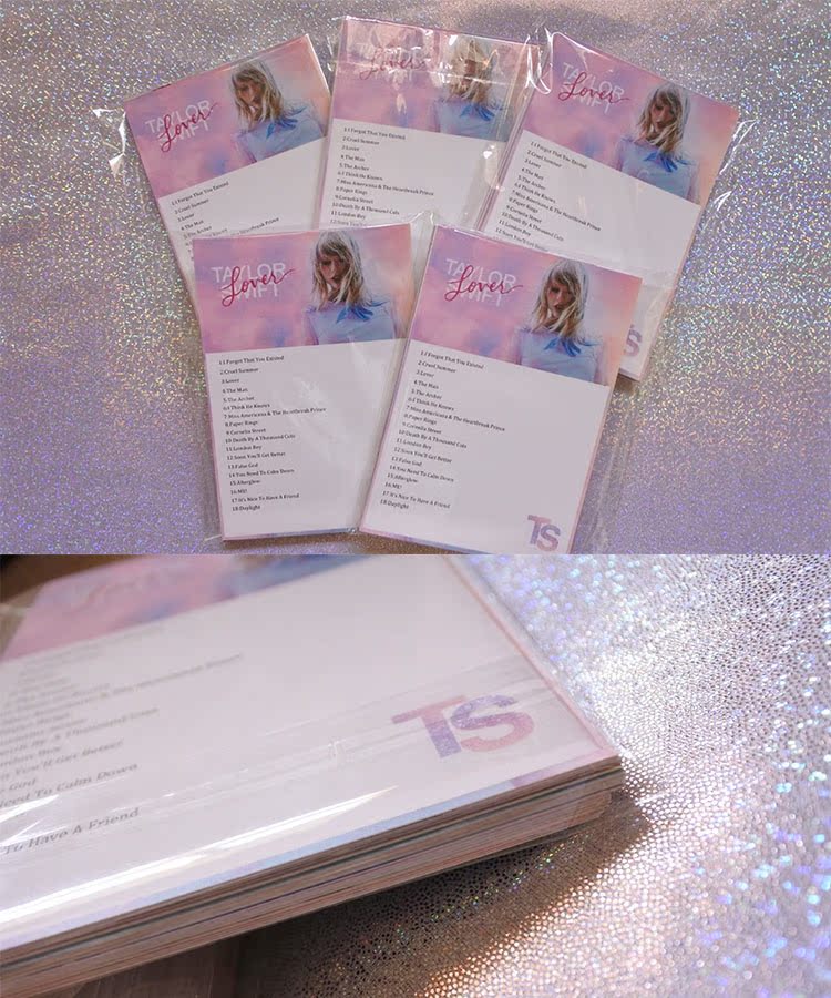Tay*lor S wift LOVER Album Lyrics Book, Lyrics Card, Postcard Peripherals