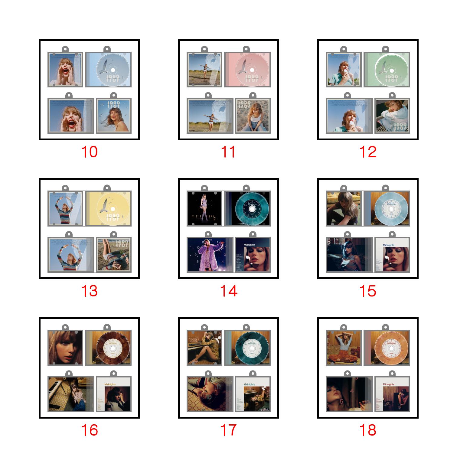 TS Mini vinyl NFC Album Keychain Customized Taylor