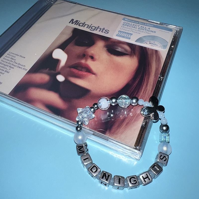 Taylor Swift Lover letter DIY Heart Bracelet Colorful For Gifts