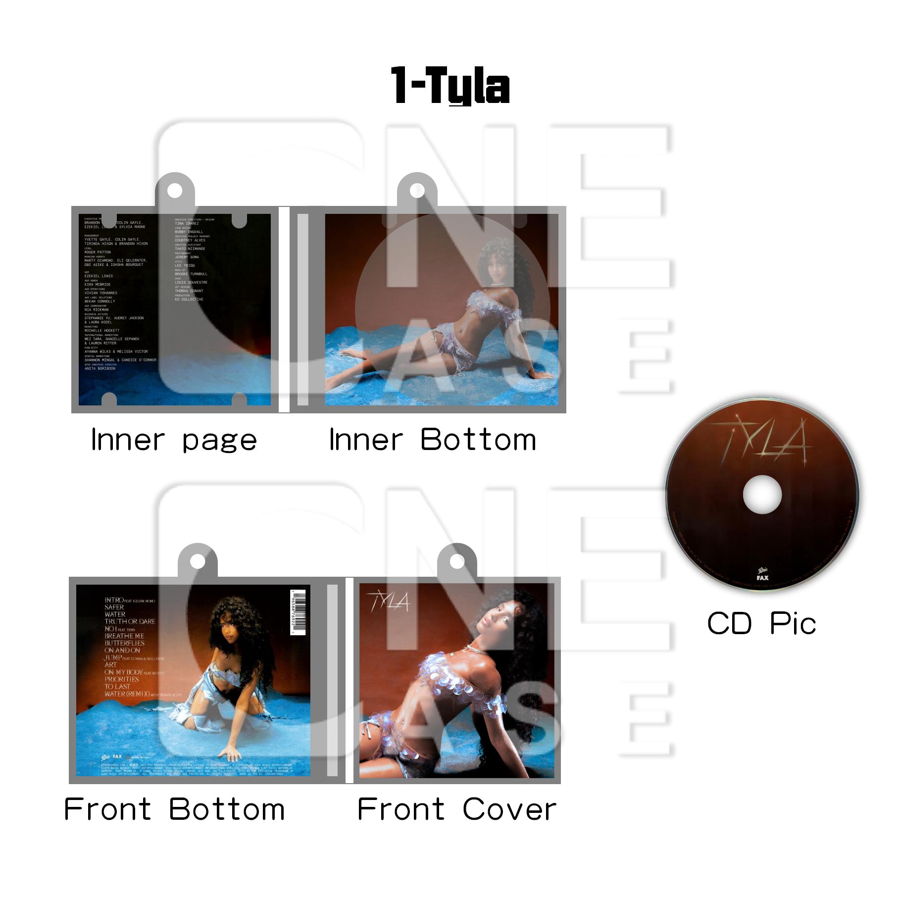 Tyla  Mini NFC Album Keychain CD Music Keychain Pendant Customized Mini Vinyl Album 