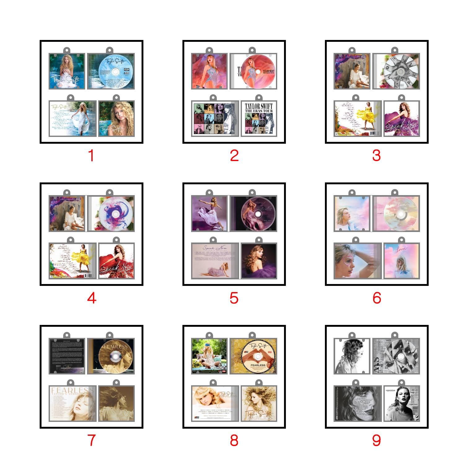 NO.4 TS Mini vinyl NFC Album Keychain Customized TS