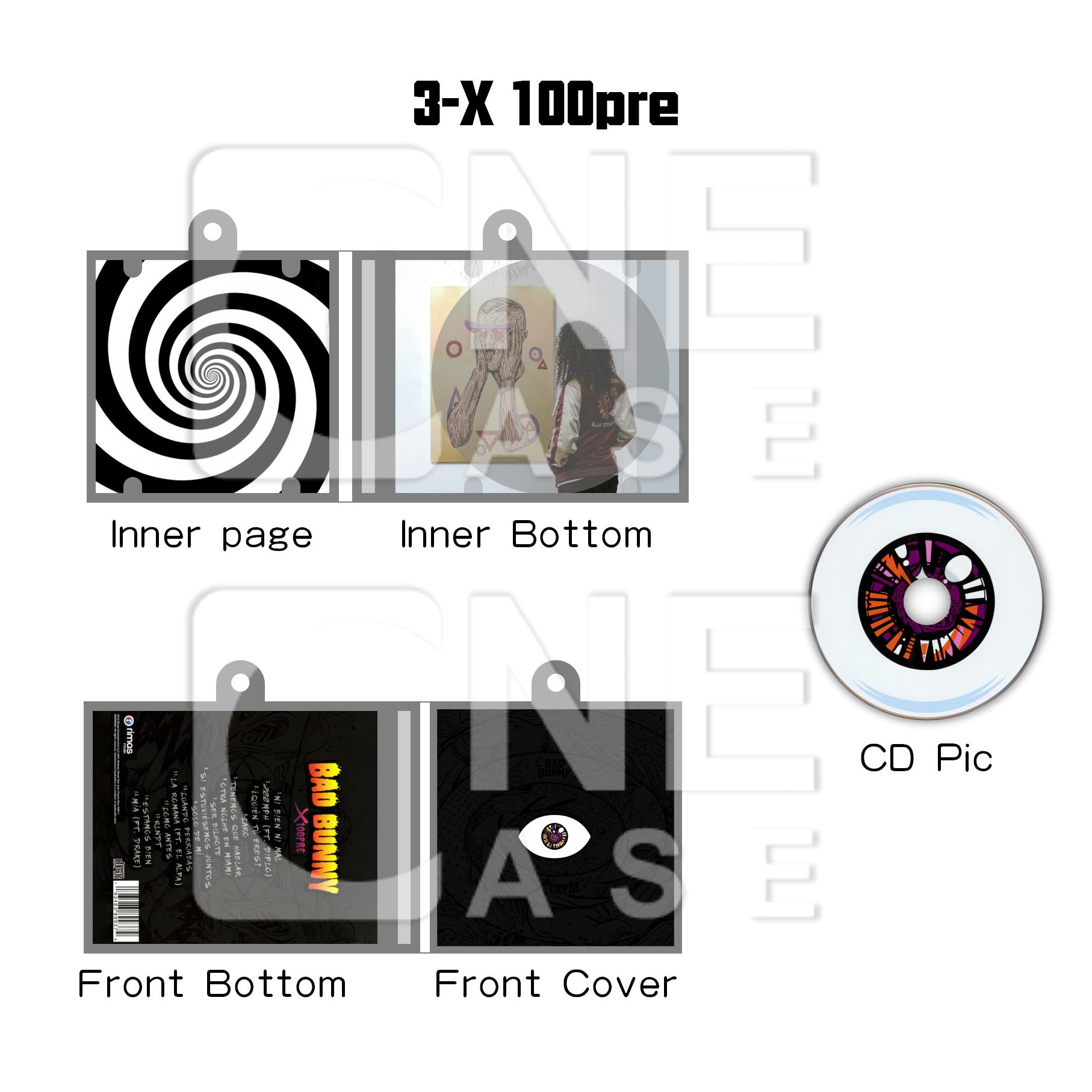 [Copy]Bruno Mars Mini NFC Album Keychain CD Music Keychain Pendant Customized Mini 