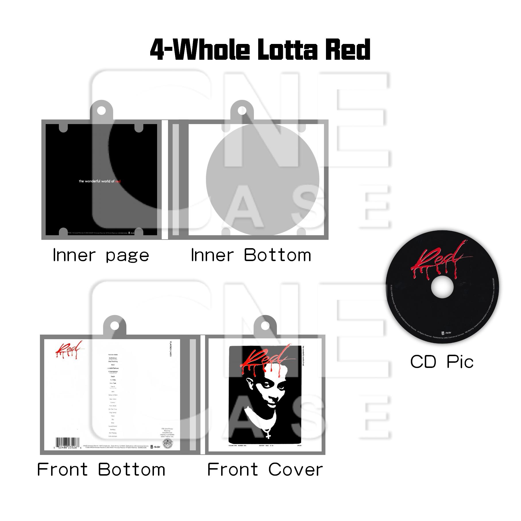 Playboi Carti  Mini NFC Album Keychain CD Music Keychain Pendant Customized Mini Vinyl Album 