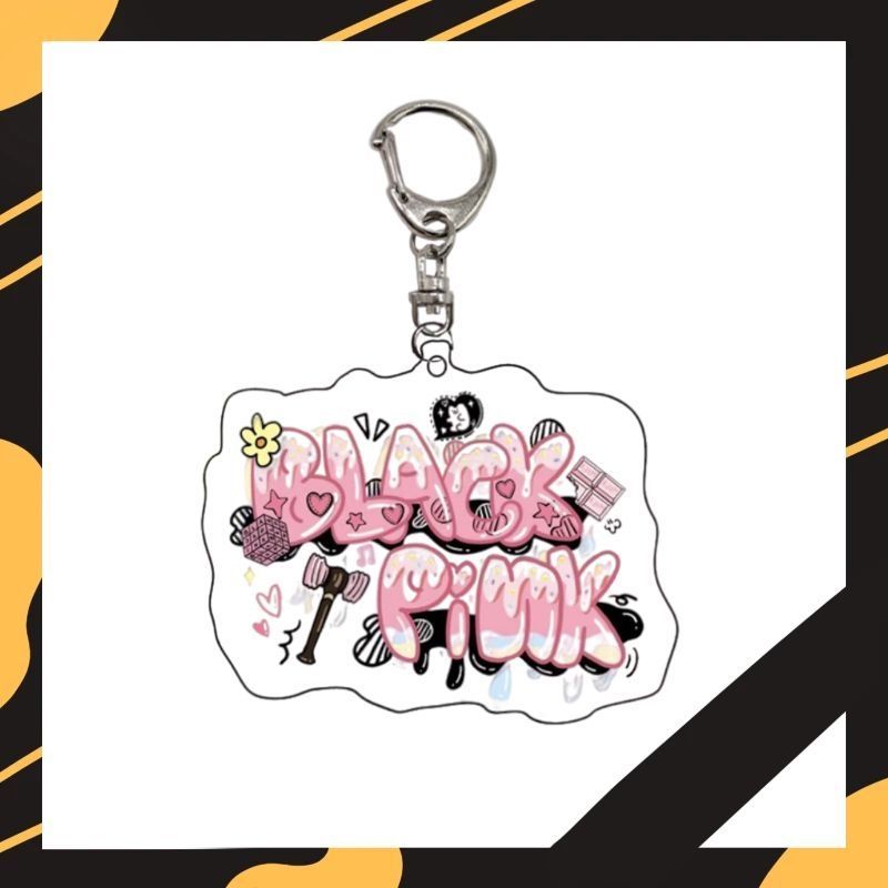 K-pop Band Black Pink Keychain Photoshoot Peripheral Kpop Band