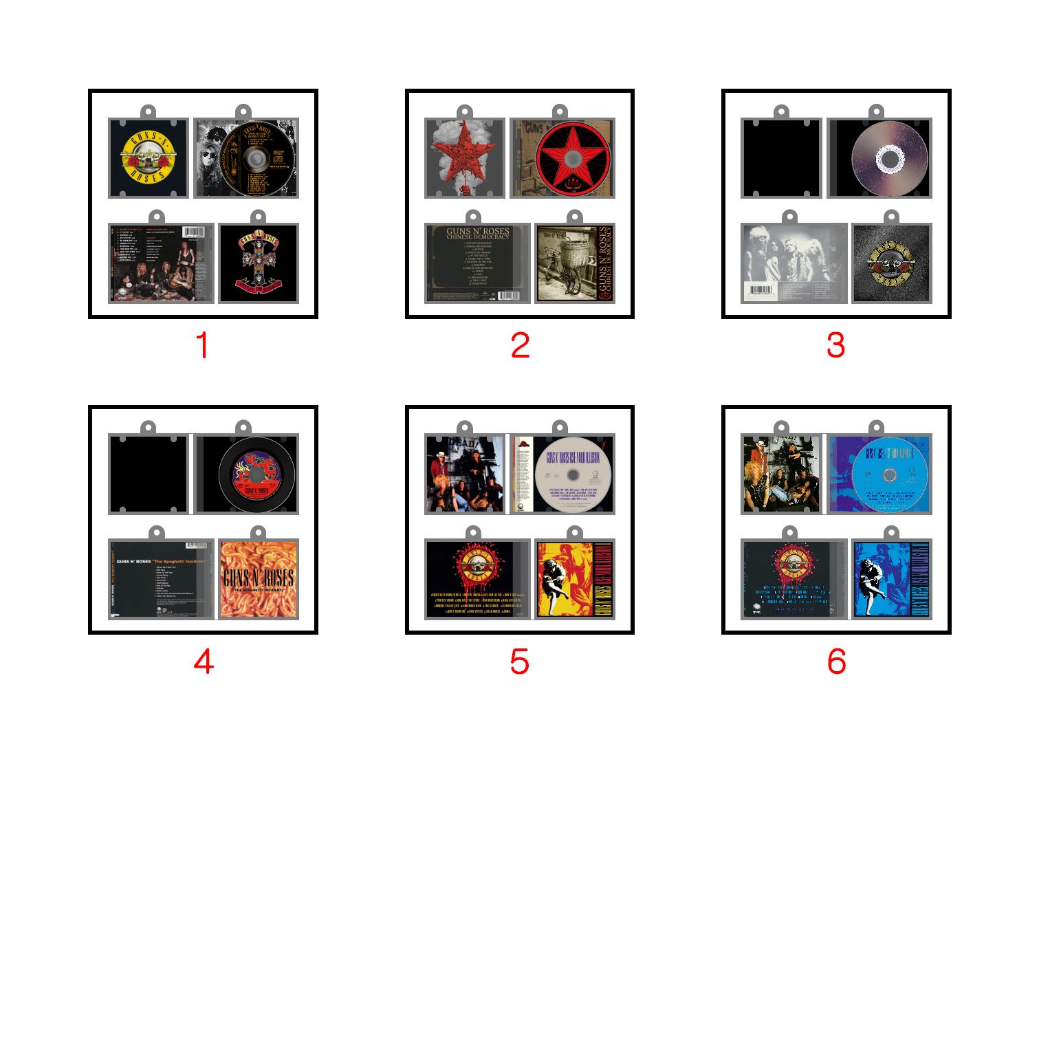 NO.36 Mini Vinyl NFC AlbumKeychain CD Music Keychain Pendant Customized GunR