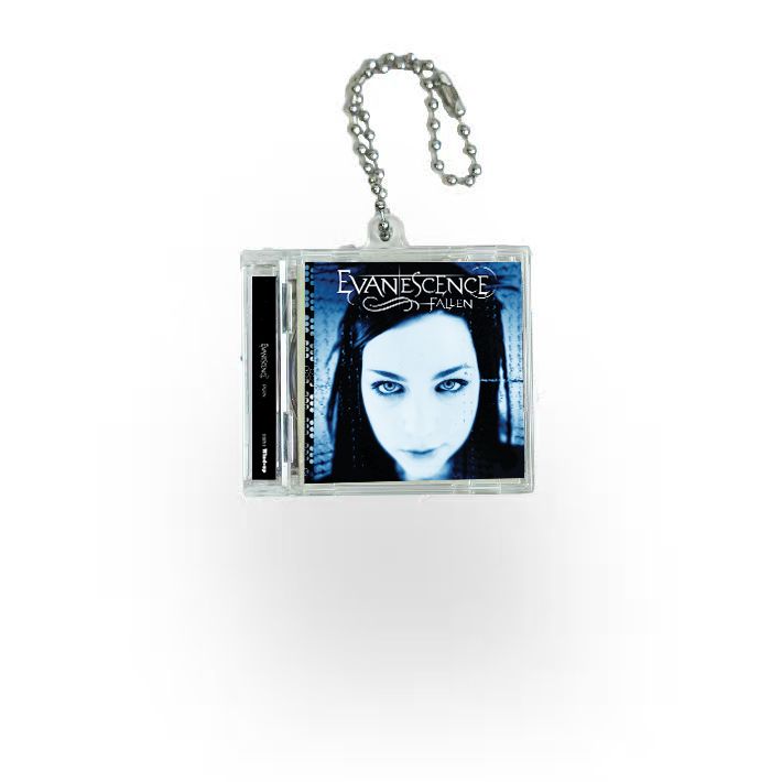 Evanescence Mini NFC Album Keychain CD Music Keychain Pendant Customized Mini Vinyl Album 