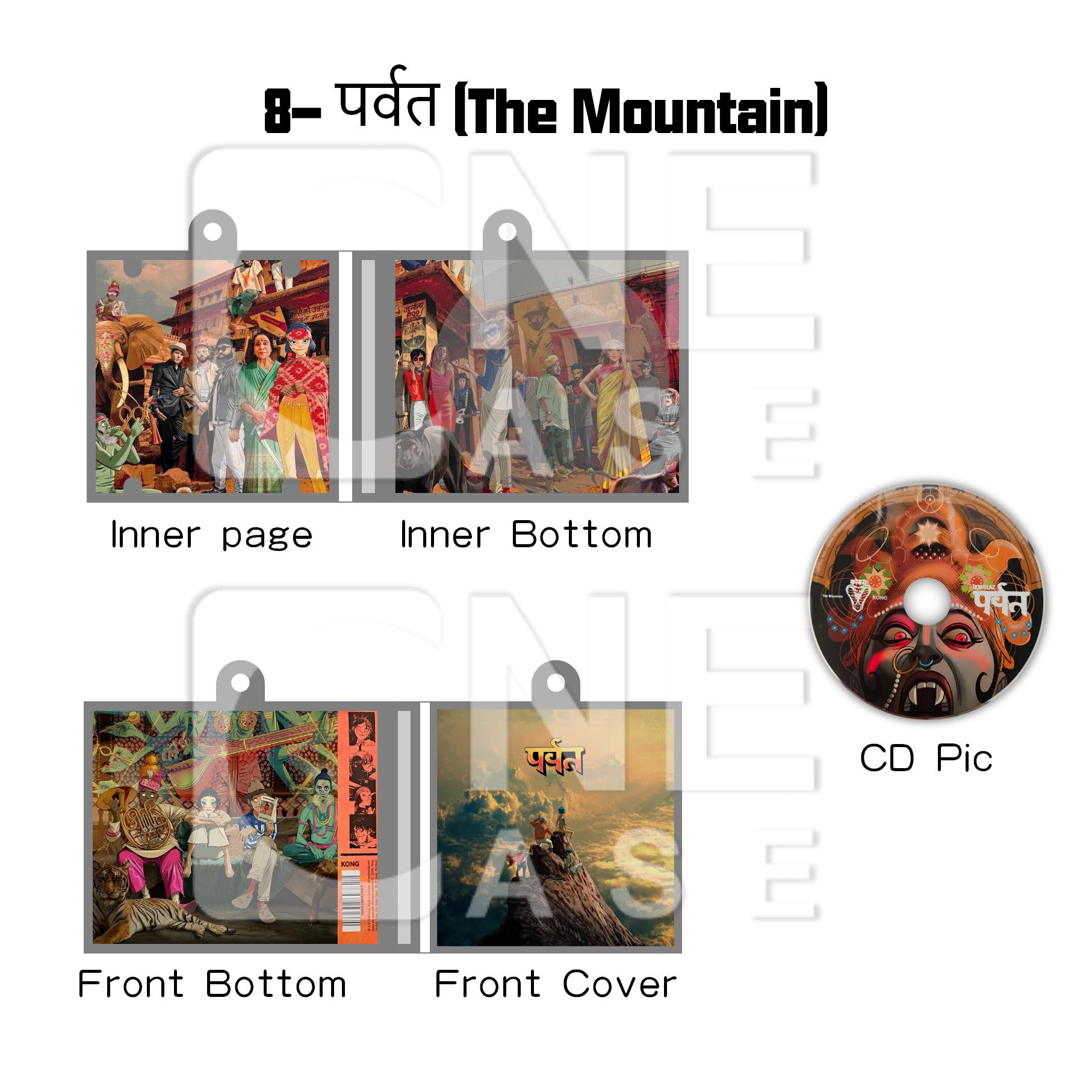 Gorillaz Mini NFC Album Keychain CD Music Keychain Pendant Customized Mini Vinyl 